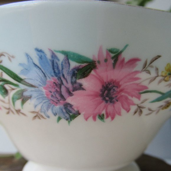 Porcelain Sugar Bowl "Cornflower" by EB Foley, England 1948-1963 - Picture 2 of 10